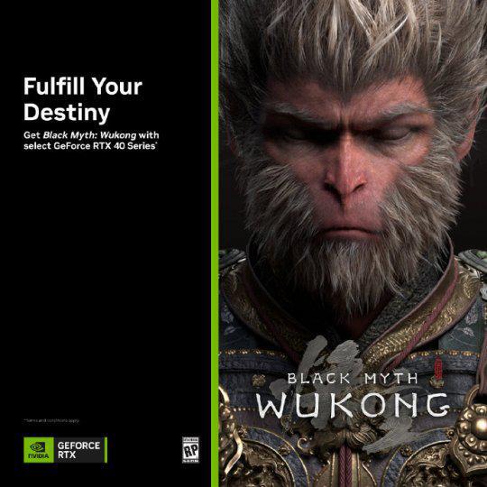 升级配置白嫖3A！英伟达显卡整大活《黑神话：悟空》当添头