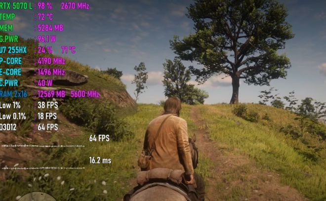 GeForce RTX 5070移动版性能如何？八款2K游戏测试出炉(图4)